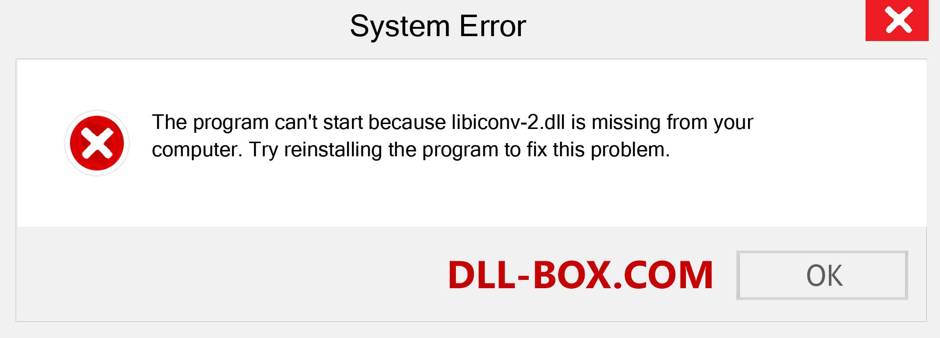  libiconv-2.dll file is missing?. Download for Windows 7, 8, 10 - Fix  libiconv-2 dll Missing Error on Windows, photos, images